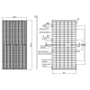 Сонячна панель ( батарея) JA Solar JAM72D10 - 400/MB Mono Half - cell PERC Double Glass Module 