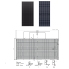 Сонячна панель  LONGi Solar LR8-66HGD-615 Mono Bifacial
