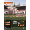Солнечная  панель ( батарея) Tongwei Solar 450 Вт TWMNH-48HE450 N-Type Mono (Black Frame) 